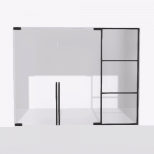 porta-pivot glass drzwi podwojne ze scianka dzialowa 6