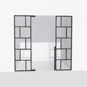 porta pivot glass drzwi pojedyncze z podwojna scianka dzialowa 4