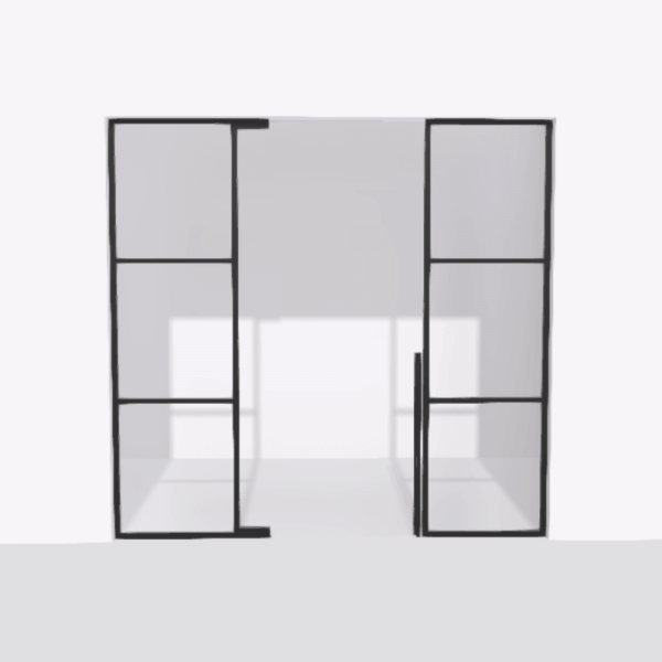 porta pivot glass drzwi pojedyncze z podwojna scianka dzialowa 8